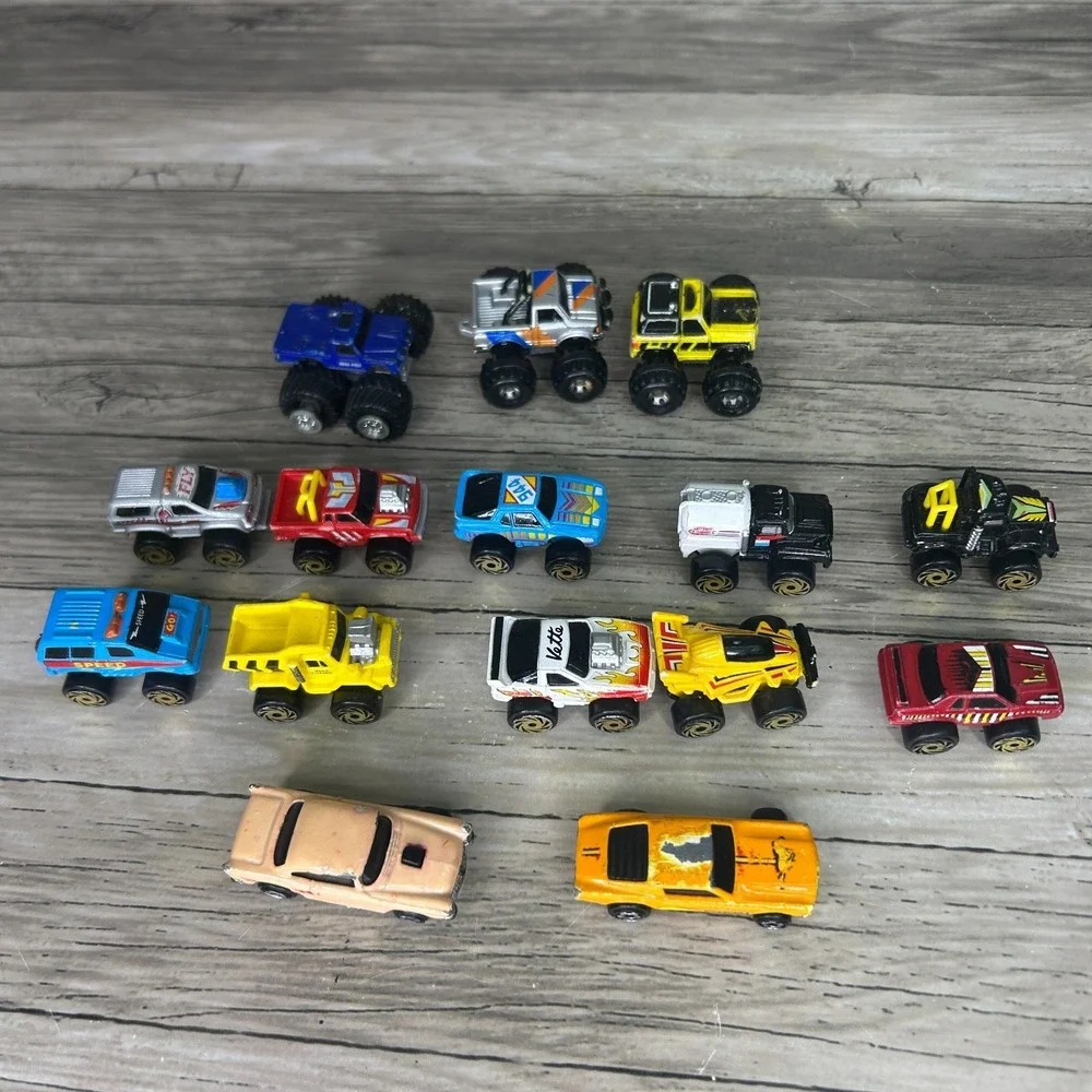 Vintage Hotwheels Micro Machines Cras Trucks Lot 70s 80's 90's